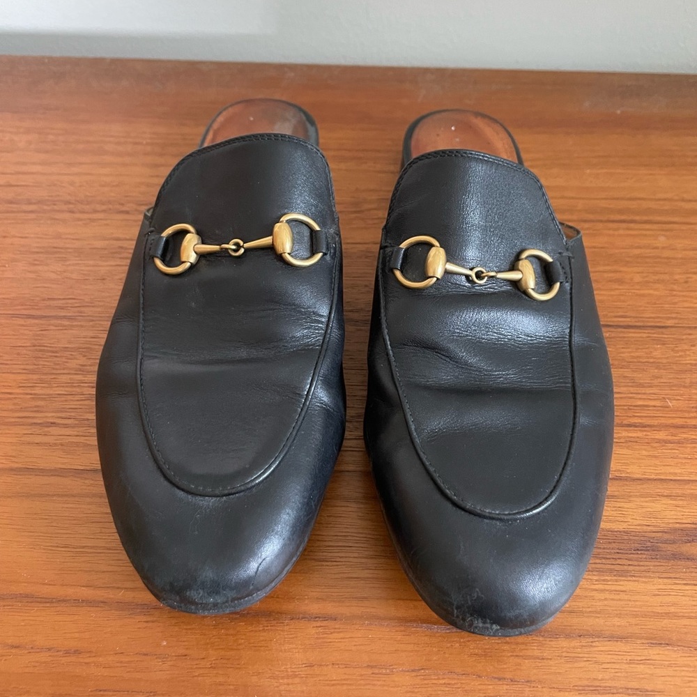 [Not for Sale] GUCCI Princetown Leather Slipper 37.5